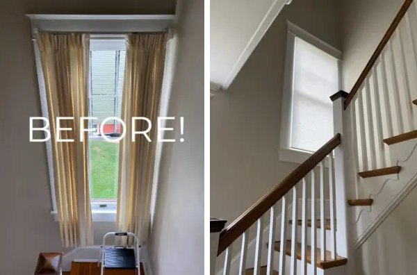 Before and After EcoSmart Shades