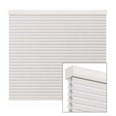 EcoSmart 2.0 Cordless Cellular Window Shades Drawing with Closeup