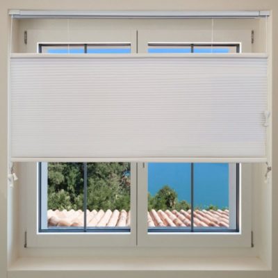 EcoSmart Standard Corded Top-Down/Bottom-Up Cellular Honeycomb Shade in Window Frame