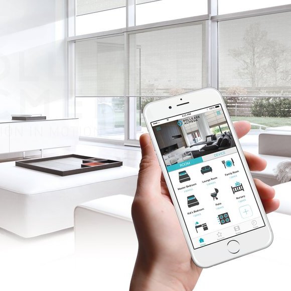 EcoSmart Motorized Roller Shades Home Automation